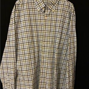Classic Plaid Blassport Button-Down Shirt for Men